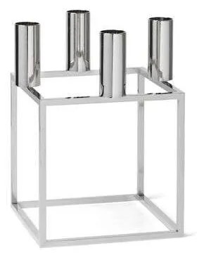 Audo Copenhagen - Kubus 4 Candle Holder Nickel Plated Audo Copenhagen