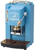 FABER PRO DELUXE TURCHESE - MACCHINA PER CAFFE'' - PRESSACIALDA IN OTTONE - ELETTROVALVOLA E TERMOSTATO 95 - TELAIO IN ACCIAIO