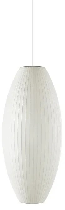 Nelson Cigar Bubble Lampada a Sospensione L Off-White - Herman Miller