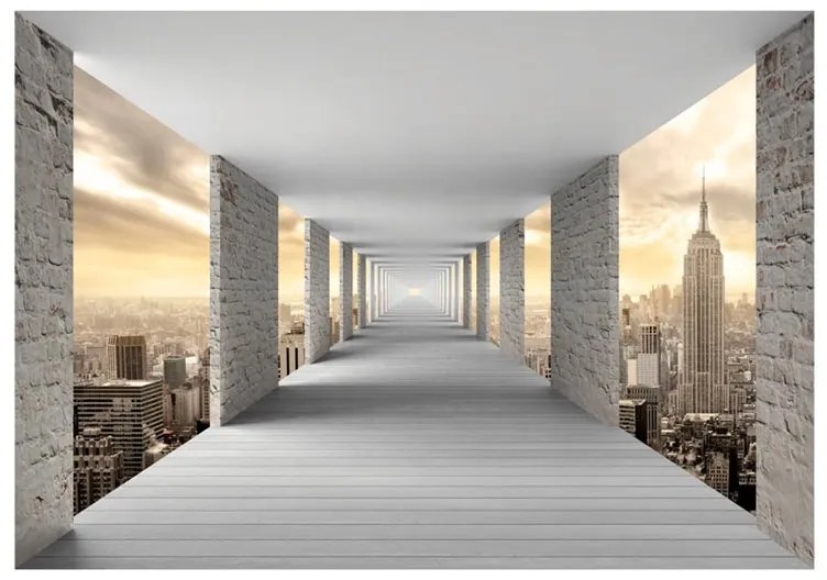 Fotomurale  Skyward Corridor  Colore Marrone, Dimensioni e Misure 350x245