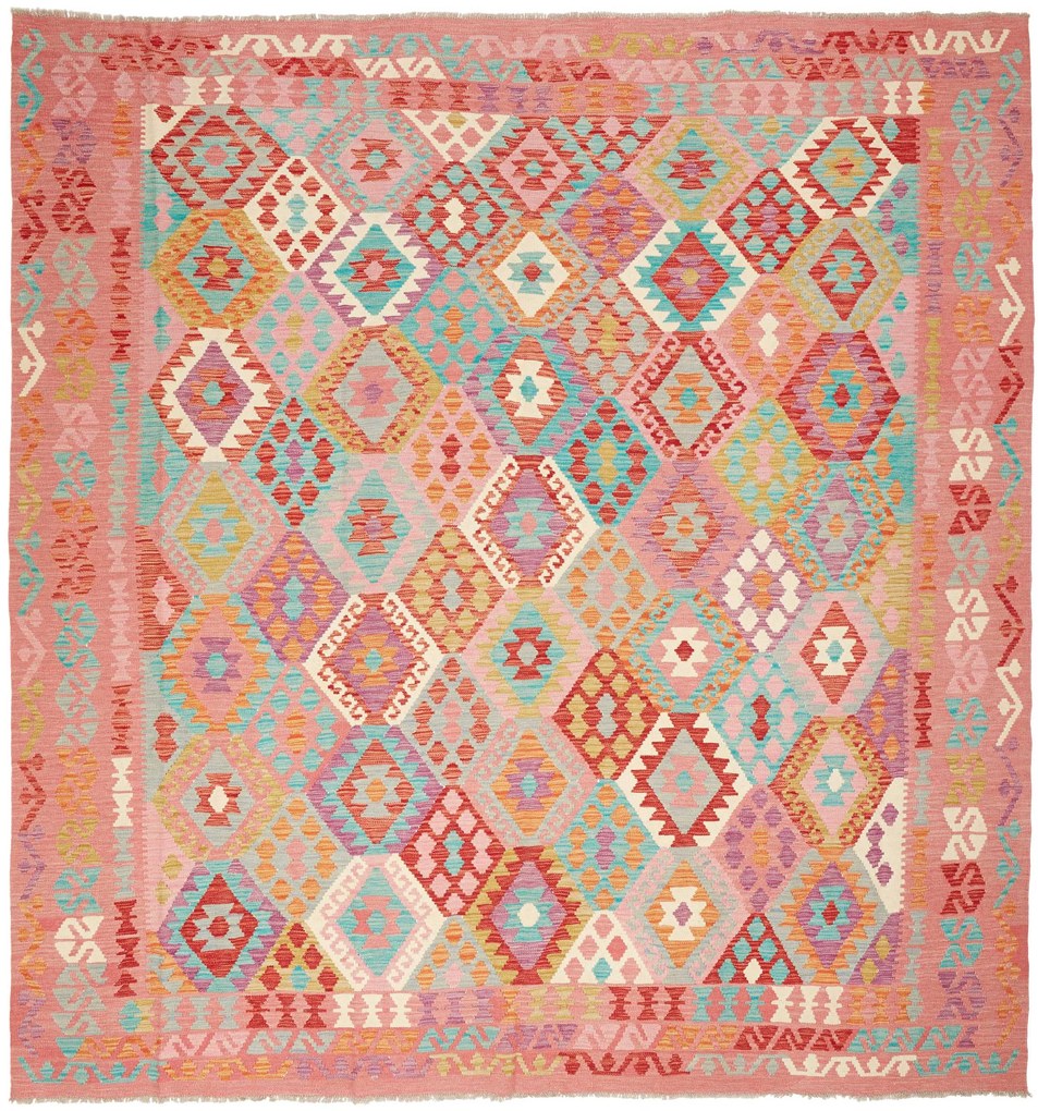 Kilim Tappeto 260x280 (Pakistan) Tessuto A Mano