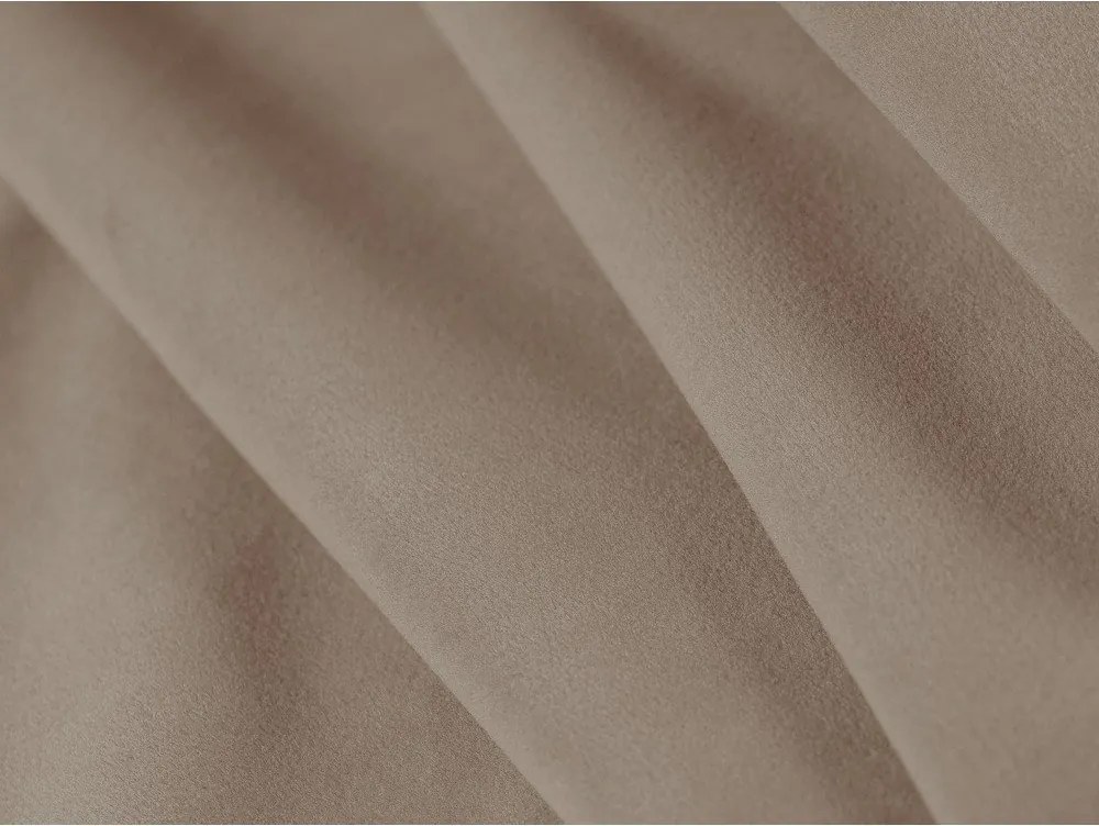 Letto matrimoniale imbottito marrone chiaro 200x200 cm Linea – Micadoni