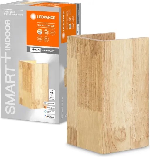 Ledvance - Applique LED dimmerabile SMART+ WOOD LED/12W/230V Wi-Fi