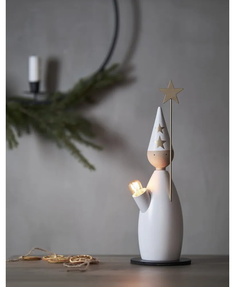 Decorazione luminosa bianca con motivo natalizio ø 12 cm Lucia Classic - Star Trading
