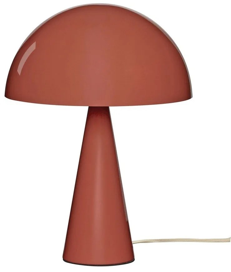 Lampada da tavolo rossa (altezza 34 cm) Mush - Hübsch