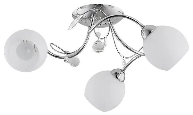 Lampadario a plafone LIVIA 3xE14/10W/230V cromo