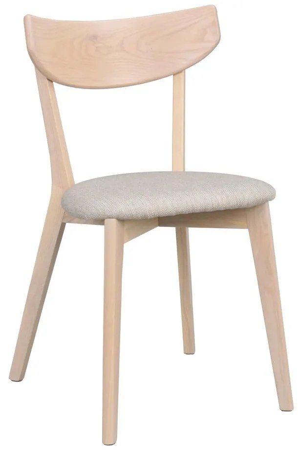 Sedia da pranzo in colore beige-naturale Ami - Rowico