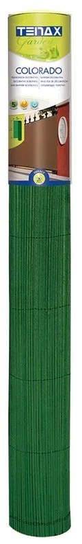 Canniccio doppia vista pvc TENAX Colorado verde L 5 x H 1.5 m