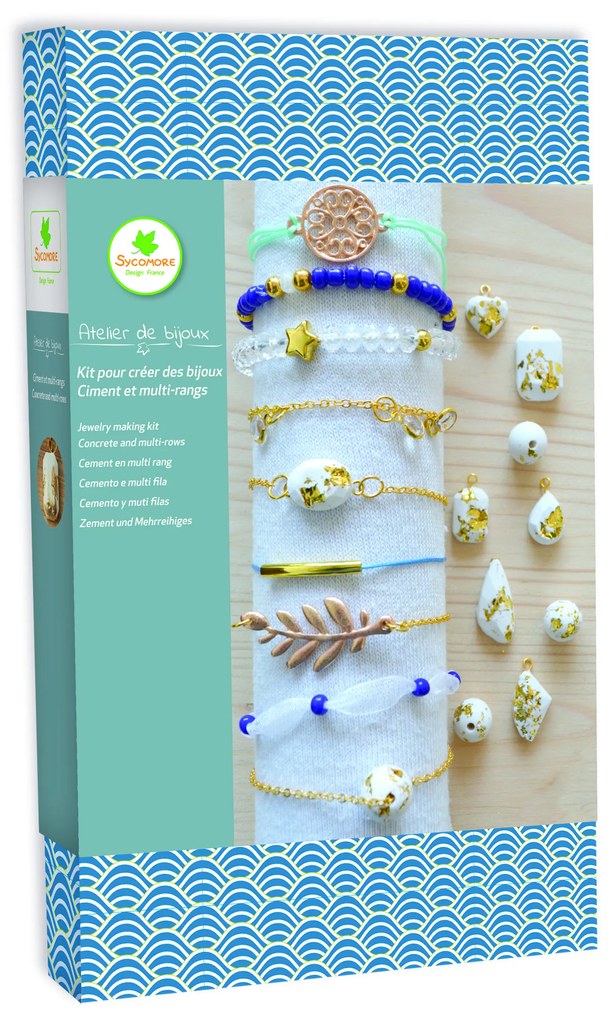 Laboratorio di gioielleria - Braccialetti - Cemento e multi fila