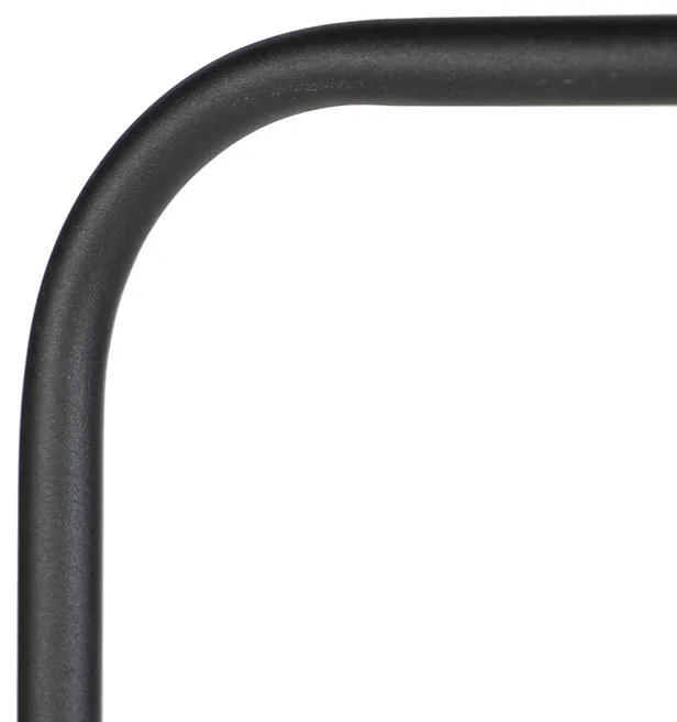 Lampada da terra intelligente nera con lampadina A60 Wi-Fi - Lofty