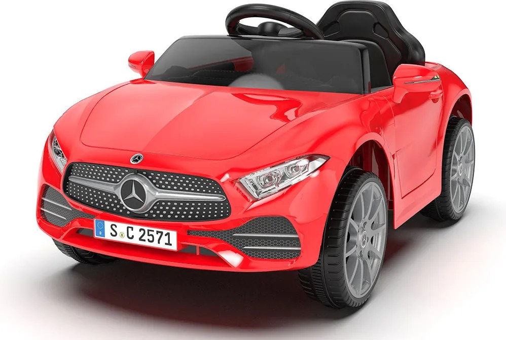Macchina Elettrica per Bambini 12V con Licenza Mercedes CLS Small Rosso...