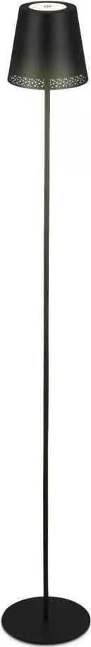 Briloner 1438015 - Lampada da terra LED dimmerabile KIKI 4,3W/5V IP44 2600 mAh nera