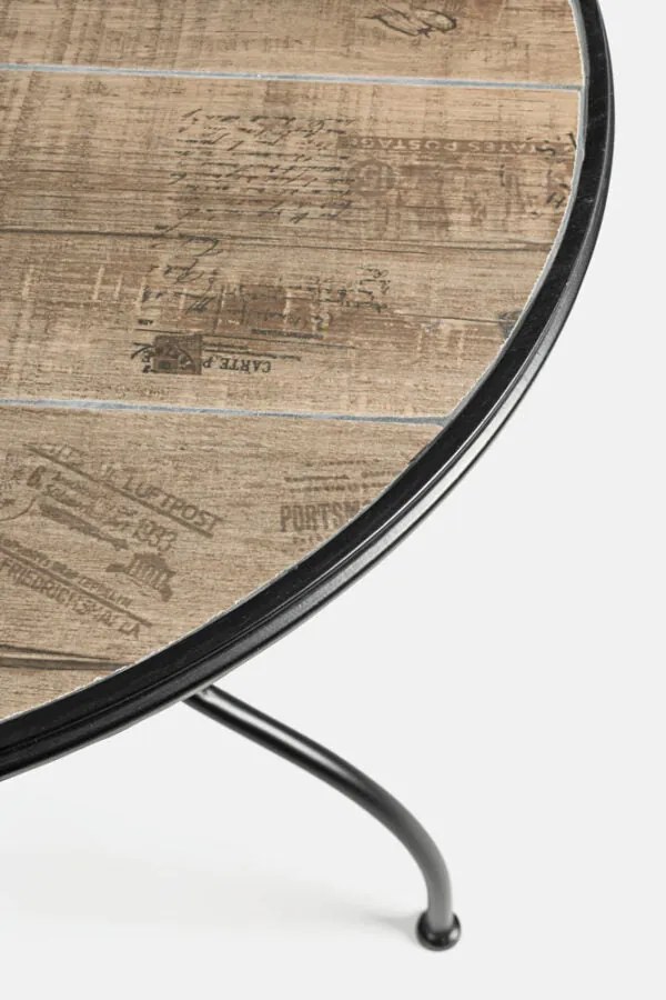 Set Tavolo e Sedie in Ferro e Ceramica Mosaico Kansas – 3 Pezzi