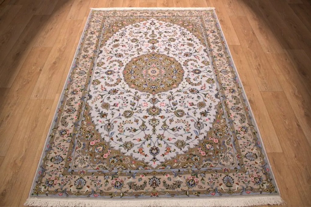 Kashan Tappeto 220x140 (Iran) Annodato A Mano