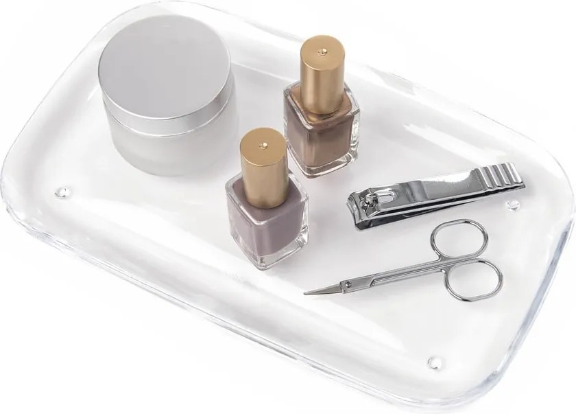 Organizzatore per bagno in plastica Droplet - Umbra