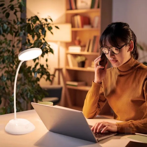 LED Lampada da tavolo ricaricabile dimmerabile VISUA LED/5W/5V 3000-5000K bianco