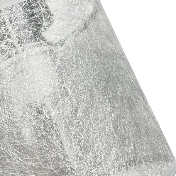 Lampadario a catena ROSA 3xE27/60W/230V nero/grigio