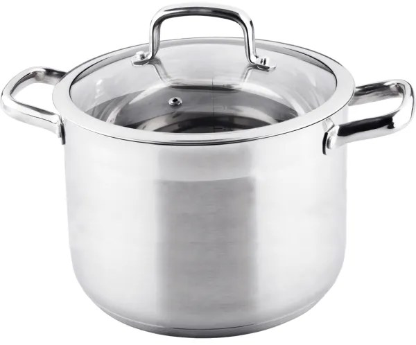 Lamart - Pentola con coperchio 24 cm in acciaio inox