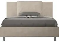 Letto 1 Piazza e Mezzo 130x210 cm con Rete Antea Sabbia