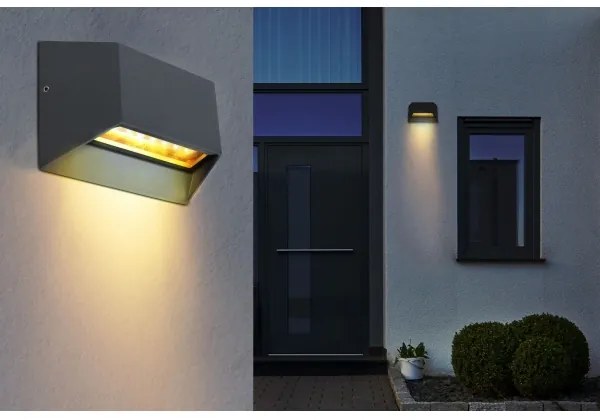 Globo 34175 - Applique a LED da esterno HONNA LED/7W/230V IP54 antracite