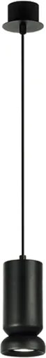 Lampada a sospensione D8,5 cm LILIUM in alluminio verniciato a polvere Nero