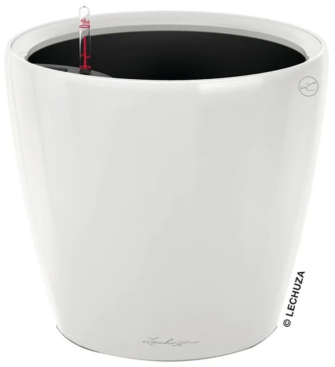Vaso per piante e fiori Classico Premium LECHUZA in polipropilene bianco H 47 cm Ø 50 cm