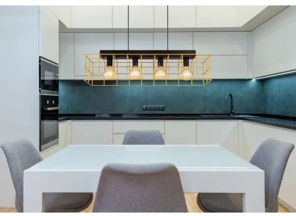 Globo 15530B-4H - Lampadario a sospensione con filo MERRIL 4xE27/60W/230V