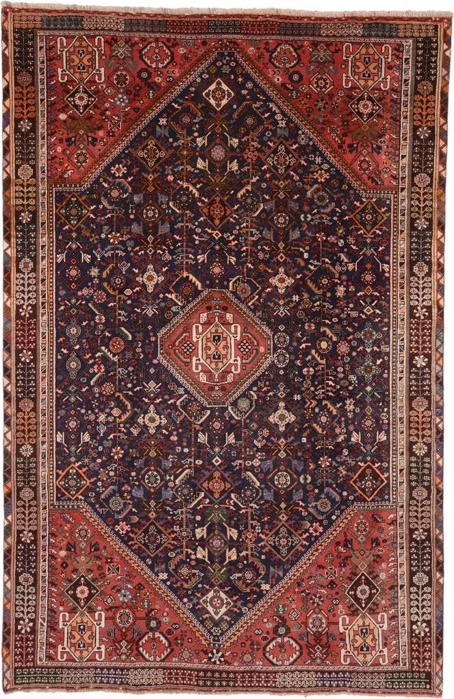 Gashghai Tappeto 190x290 (Iran) Annodato A Mano