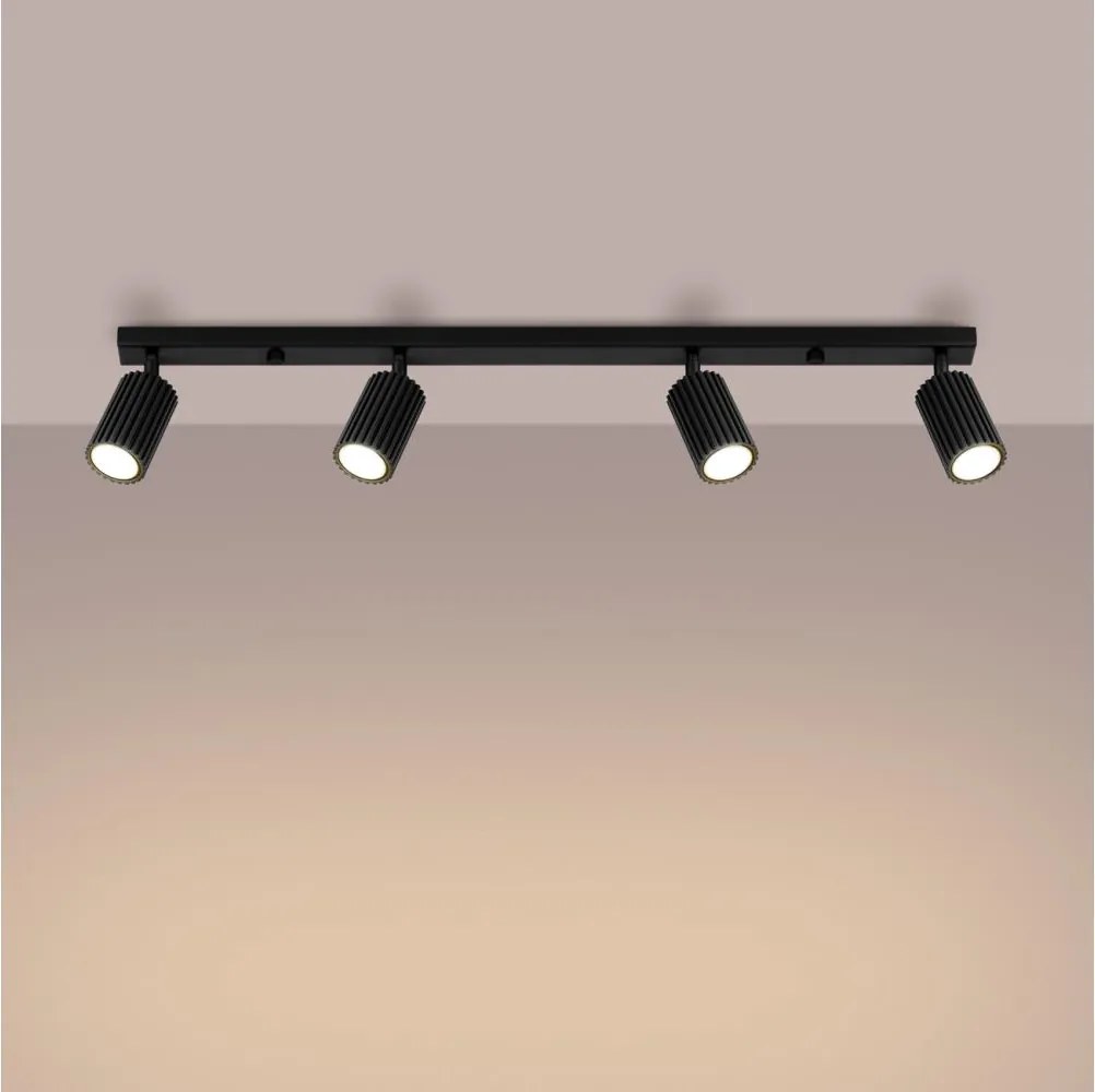 Brilagi - Faretto LED CRESTO 4xGU10/10W/230V nero