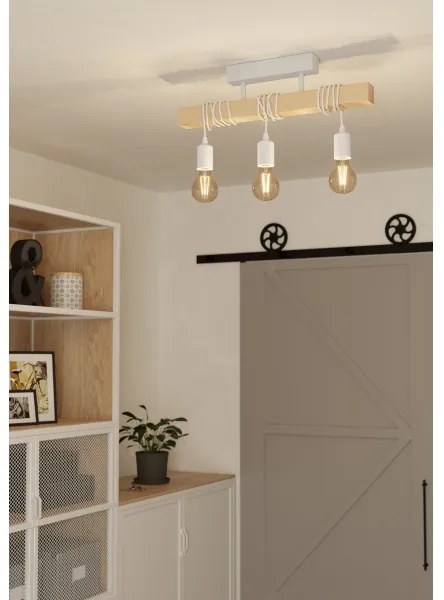 Eglo 44082 - Plafoniera TOWNSHEND 3xE27/60W/230V