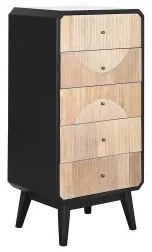 Cassettiera DKD Home Decor 48,3 x 35 x 100 cm Nero Legno