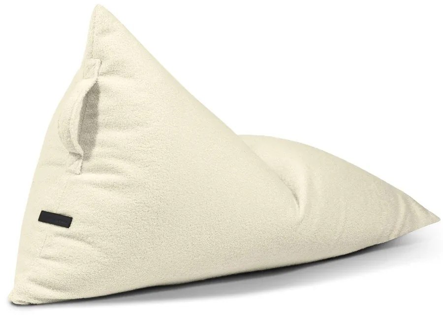 Pouf a sacco per bambini grigio chiaro con rivestimento in bouclé Razzy – SLOWDOWN