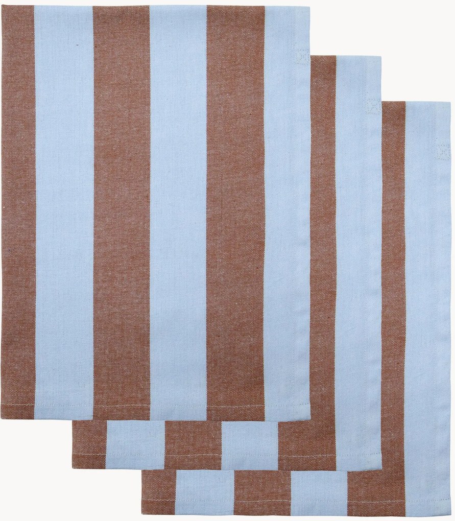 Set di 3 strofinacci in cotone Cook