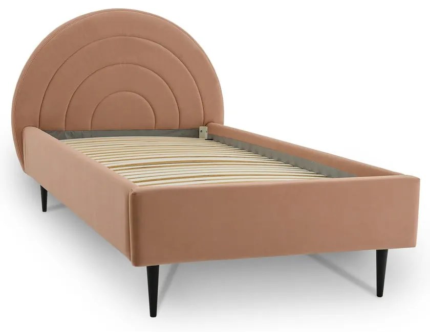 Letto per bambini rosa con contenitore 90x200 cm Rainbow - Scandic