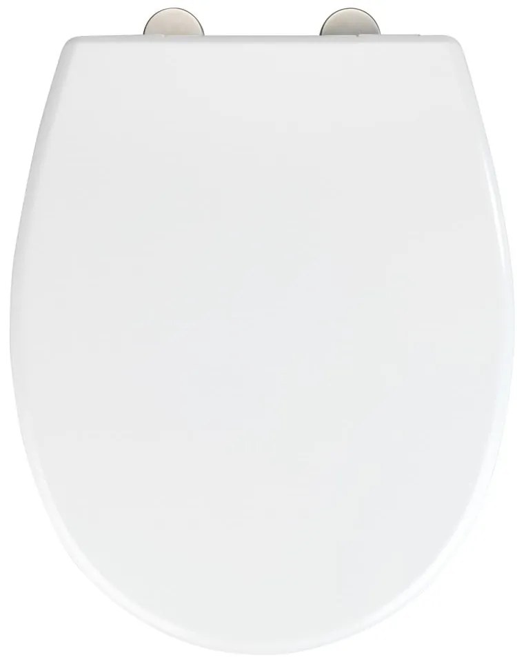 Sedile del wc in acciaio inox bianco Vorno - Wenko