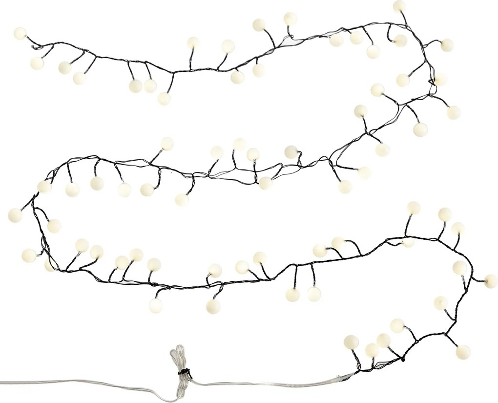 Catena luminosa natalizia verde con 70 LED bianchi 3,5 m IP20 - Dasher