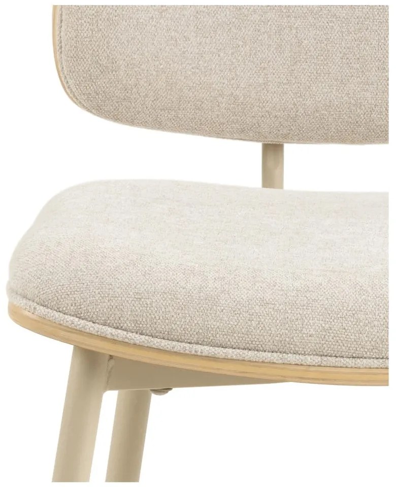 Sedia da pranzo color crema Owen - Actona