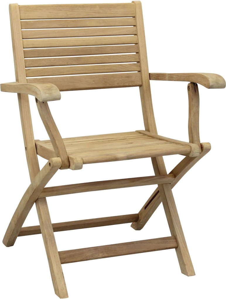 ORATOR - set tavolo in teak cm 160/240 x 90 x 77 h con 4 poltrone Orator