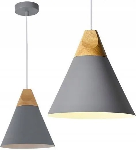 Lampada da soffitto pensile Scandi A Grigio