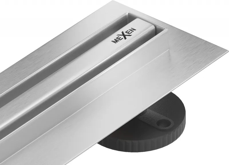 Mexen Flat 360° Slim scarico lineare rotante 60 cm, inox - 1041060