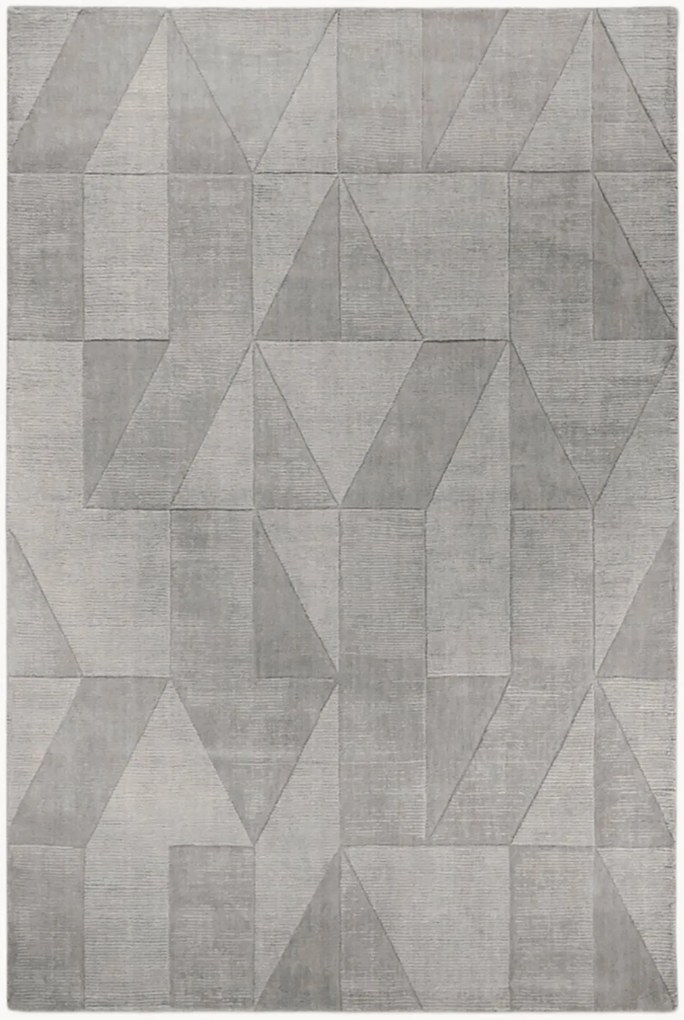 Tappeto in lana con motivo a rilievo Ursule