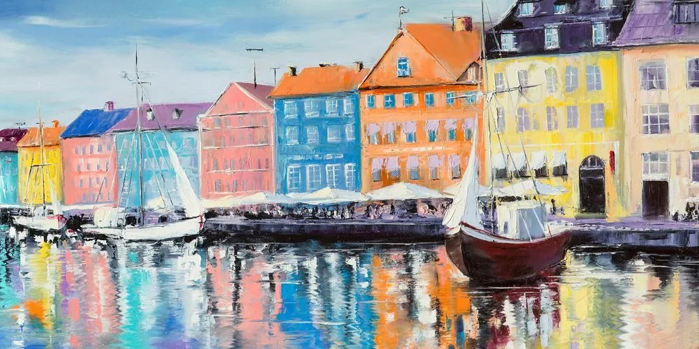 Quadro su tela – Dipinto a olio di Venezia
