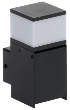 Kanlux 38761-Applique da esterno con presa DASTEN 1xG9/11W/230V IP44 nero
