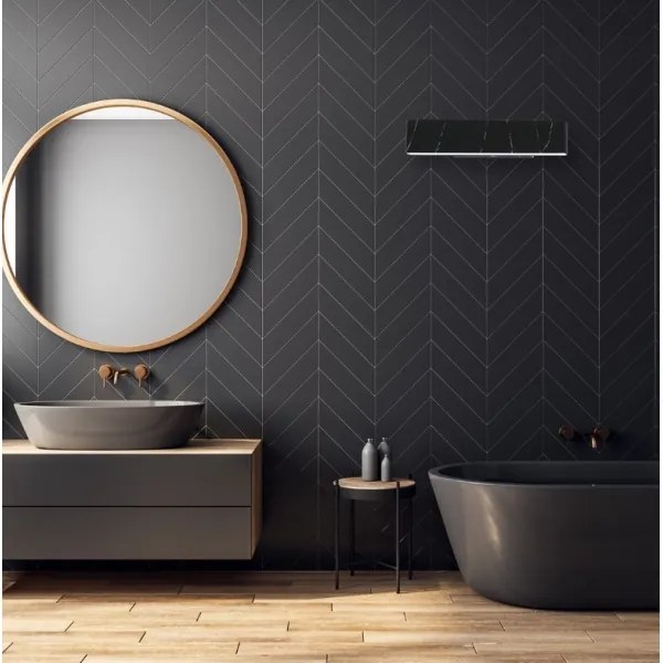 Applique LED PIERCE LED/12W/230V 30 cm nero