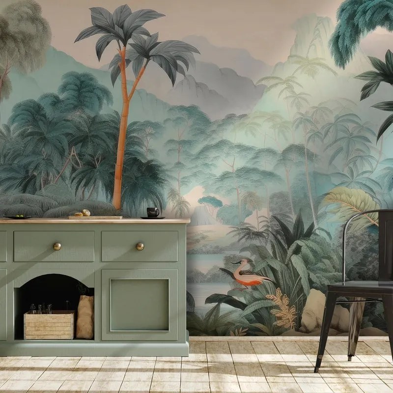 Fotomurale Darwin, verde 400X300 cm