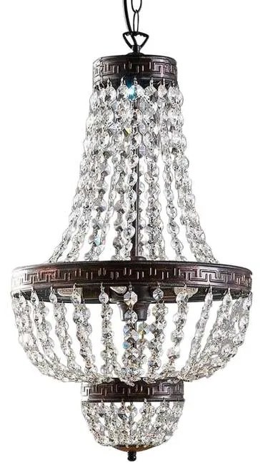 Lindby - Jorve Lampadario Crystal/Antique Lindby