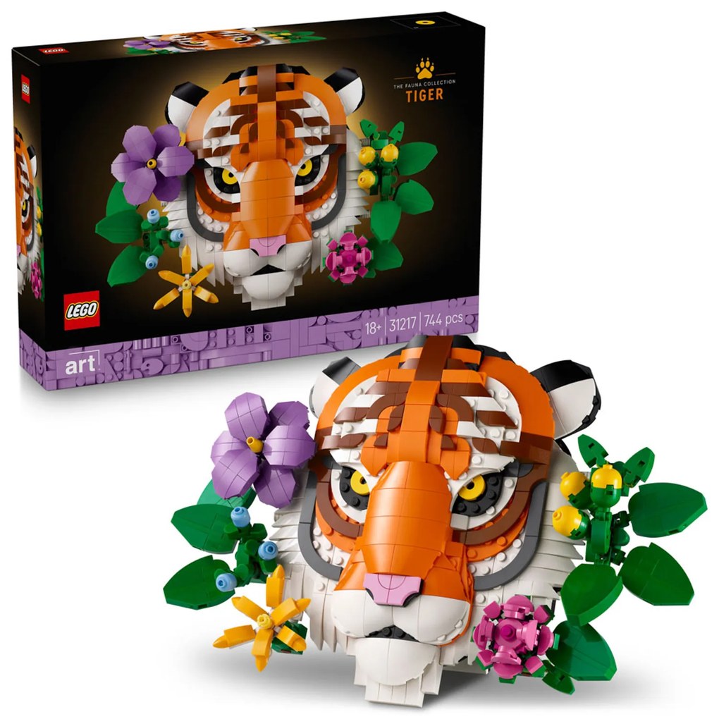 Tigre collezione animali Lego Art