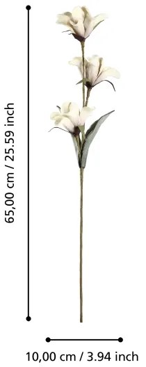 Eglo 428175 - Fiore artificiale MEHAKIT 65 cm beige