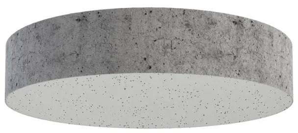 Plafoniera LED Punnet Ø 50 cm grigio IP20 bianco naturale, 4940 lumen LUMICOM