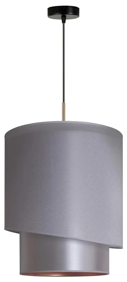 Duolla - Lampadario a sospensione con filo PARIGI 1xE27/15W/230V diametro 40 cm argento/oro